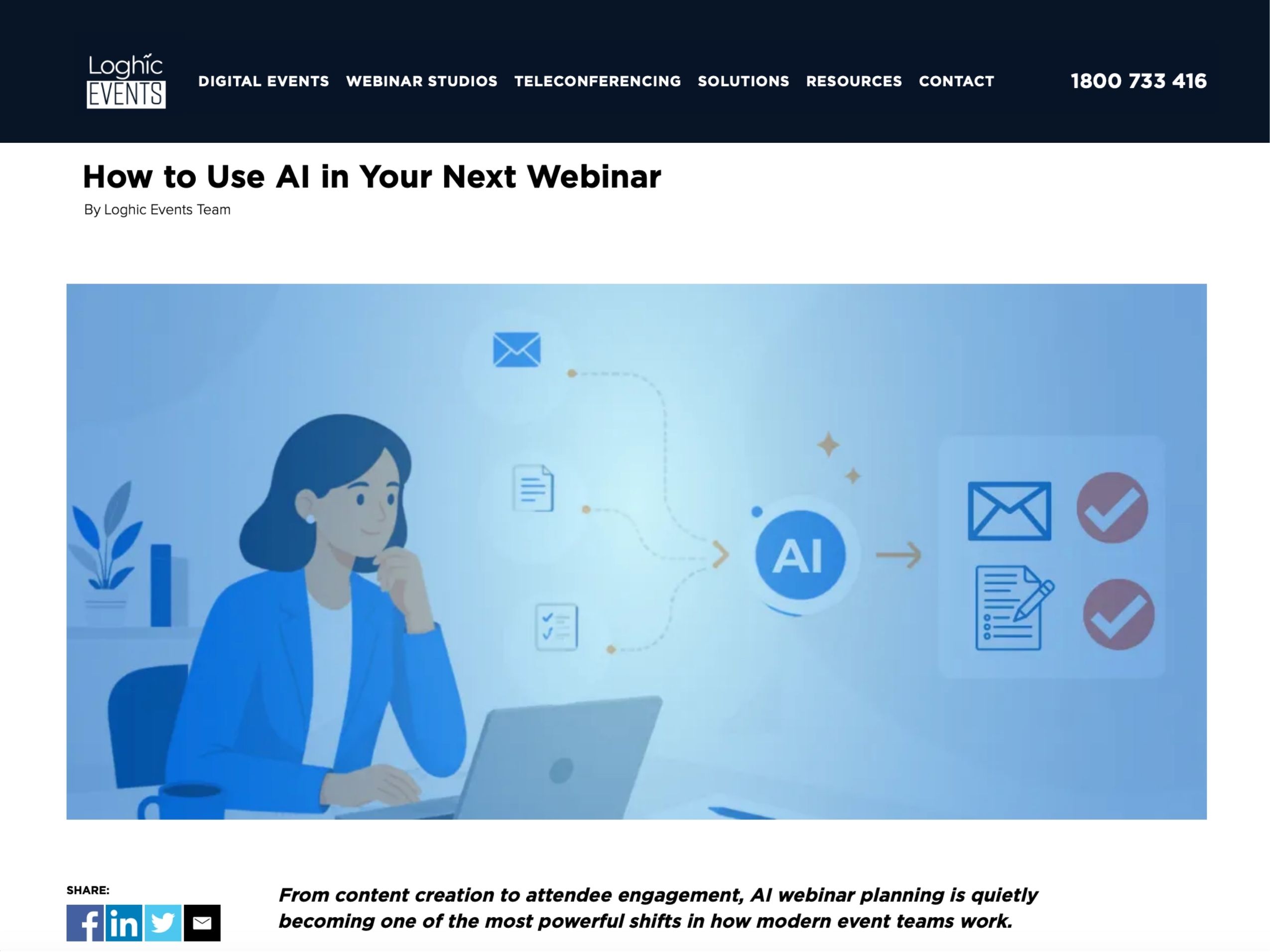 SEO Blog Strategy — Loghic Events